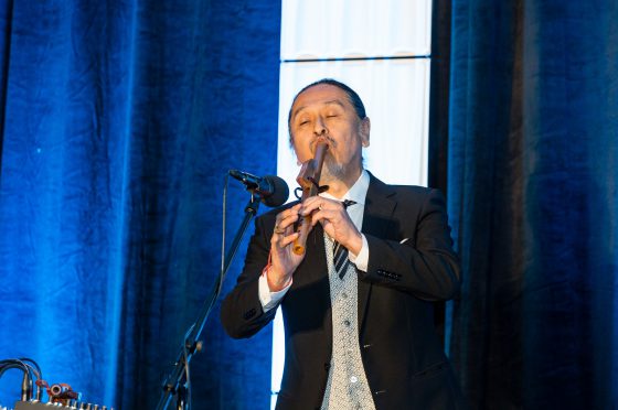 Hiroki Okano Performs at the Awards Dinner
